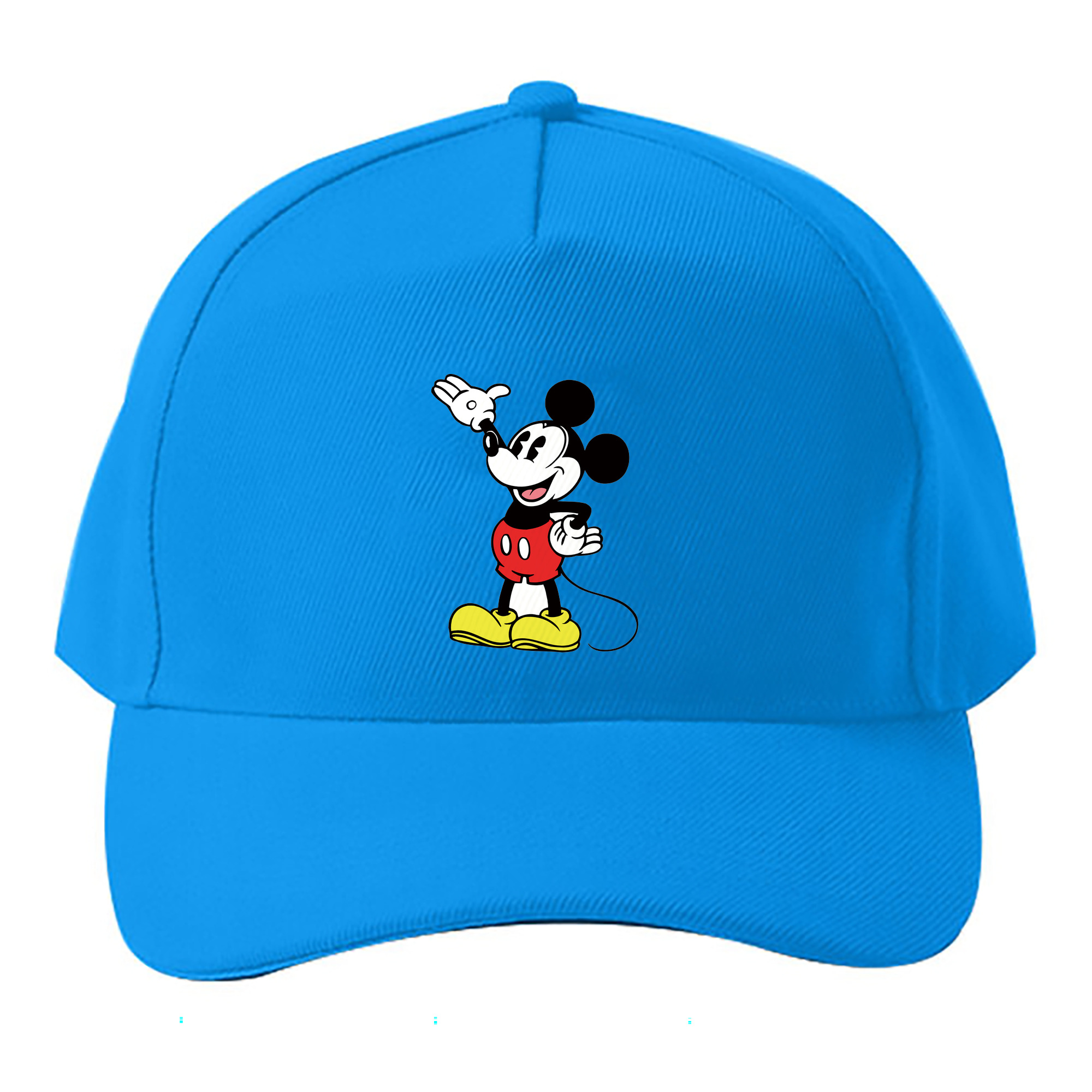 （画像用） ミッキーマウス Mickey Mouse ベースボールキャップ 綿100％ 男女兼用 帽子 スポーツ